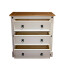 COMODA 3 CAJONES CERA BLANCO P2601 COMODA 3 CAJONES CERA BLANCO P2601