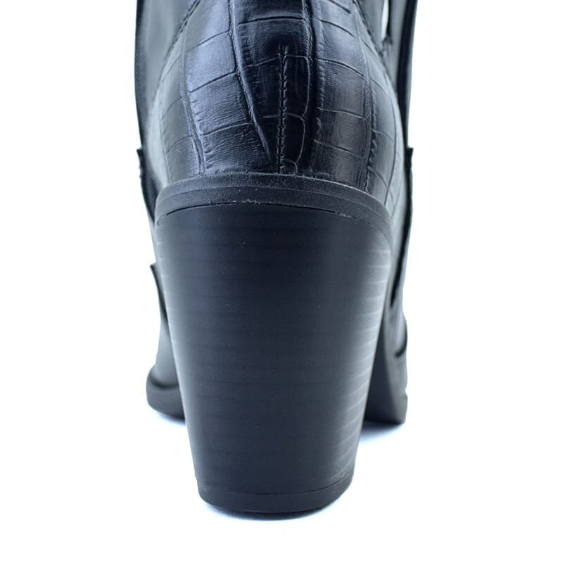 Botas Vizzano Tejana de Mujer - 3070.109-27429 Negro-plata