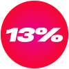 13% OFF
