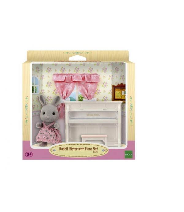 RABBIT SISTER W/ PIANO SET Único