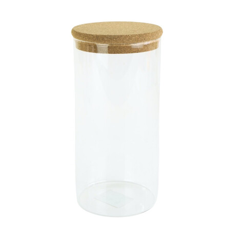 Frasco de vidrio borosilicato cilindrico con tapa tipo corcho Frasco de vidrio borosilicato cilindrico con tapa tipo corcho