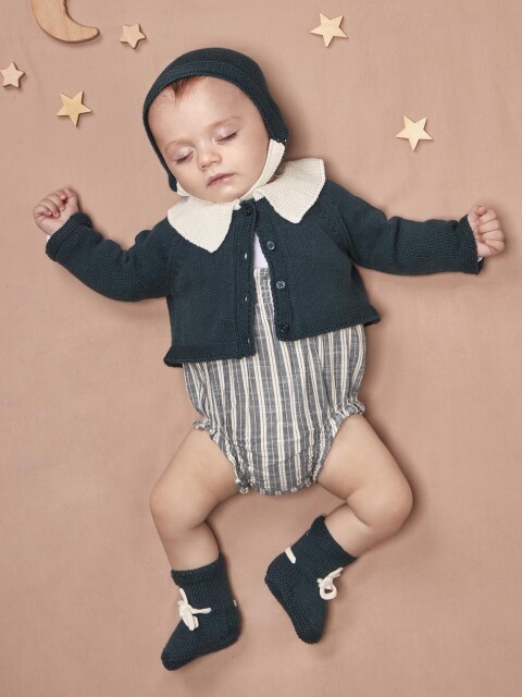 Chaqueta Cu Verde Petroleo Melange