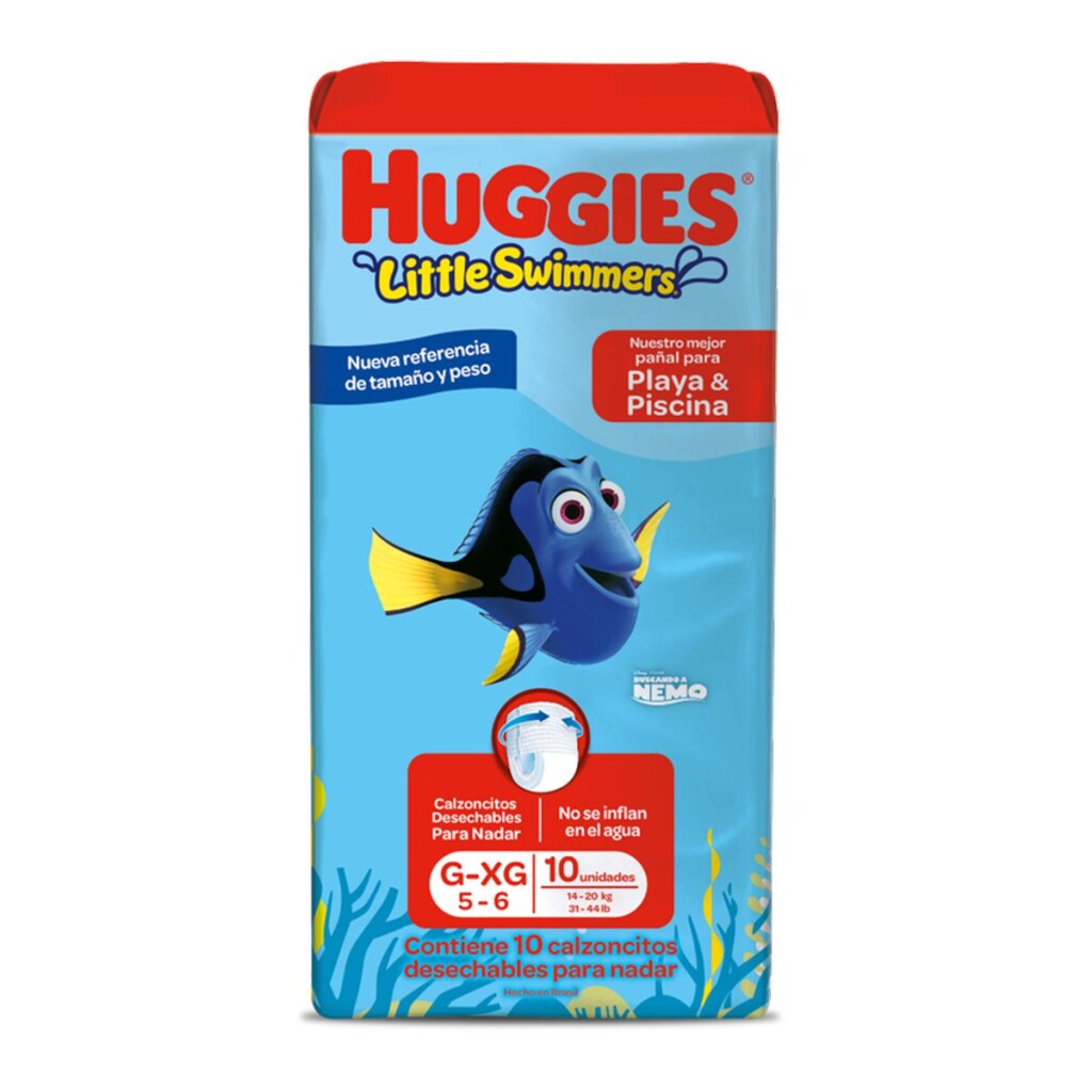 Traje de Baño Huggies Little Swimmers G-XG - Cont. 10 unidades