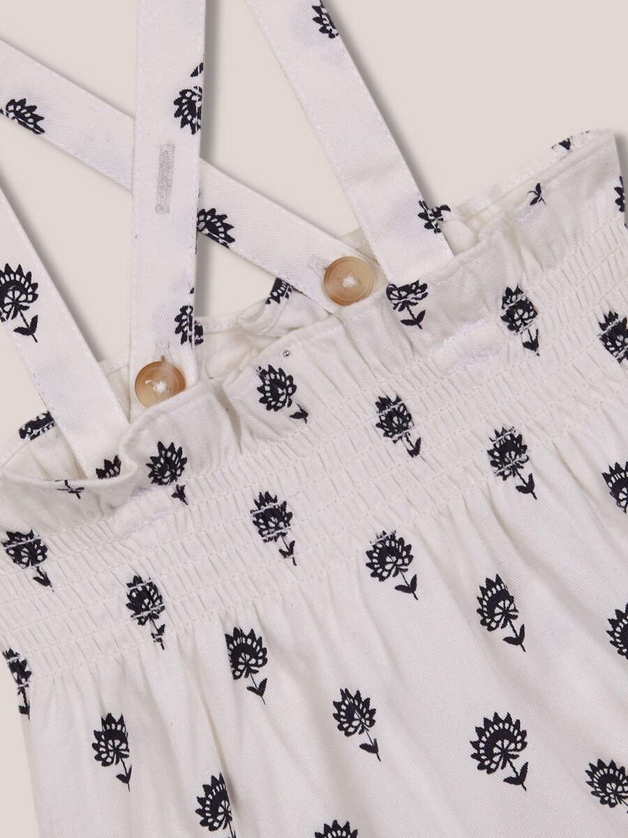 Bombacho Estampado Blanco