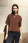 Remera Tag Marron