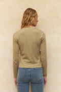 POLERA MOLITA Verde Grisáceo