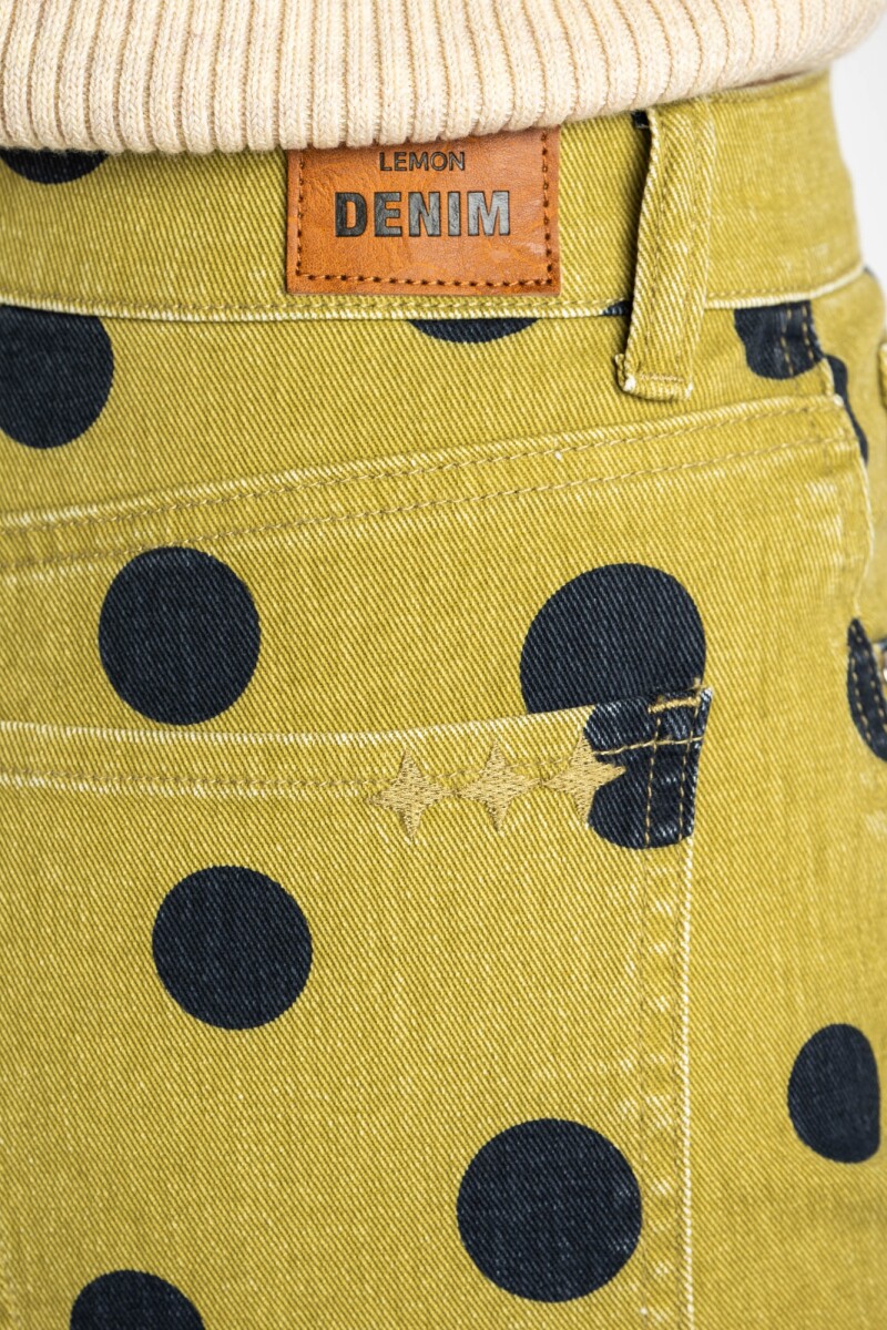 Jean Barrel Baggy Verde