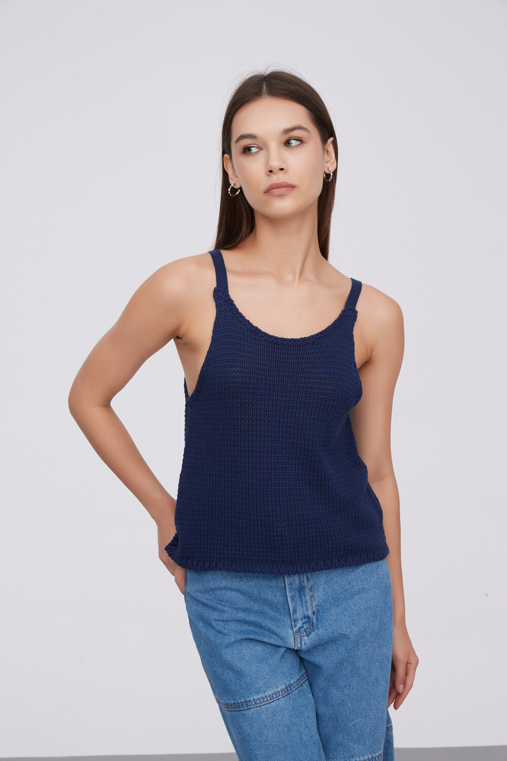 Musculosa Misure Azul Marino