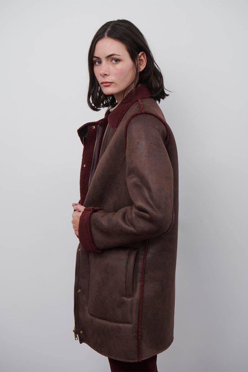 CHAQUETON GLACIAR BURDEOS