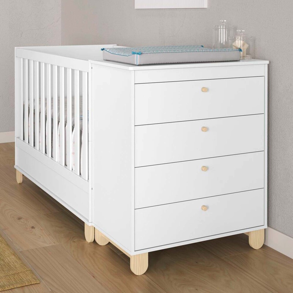 COMODA ZUPPY 20080 4C MDF-Y-MADERA NATURAL-BEIGE