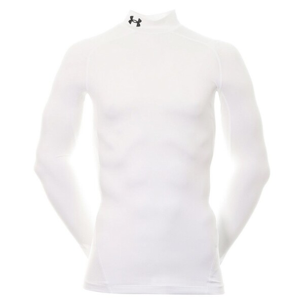 Remera Under Armour ColdGear® Compressión Mock Blanco