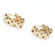 Caravanas en oro 18k estilo panther 4 hilos con clips Caravanas en oro 18k estilo panther 4 hilos con clips