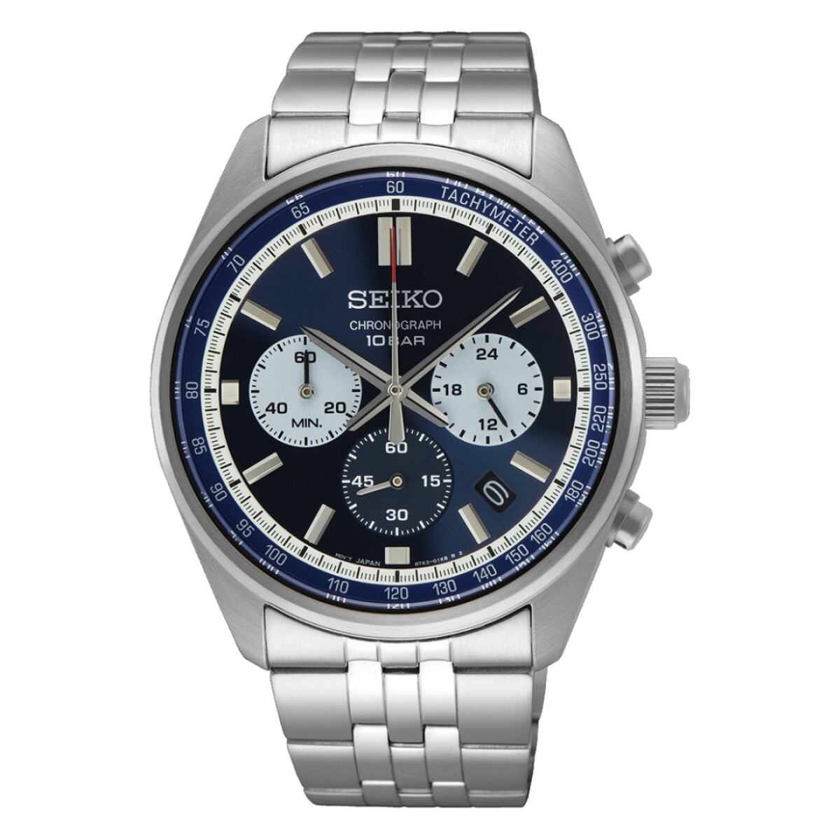Reloj Seiko Ssb427p1 Para Hombre Con Correa De Acero 