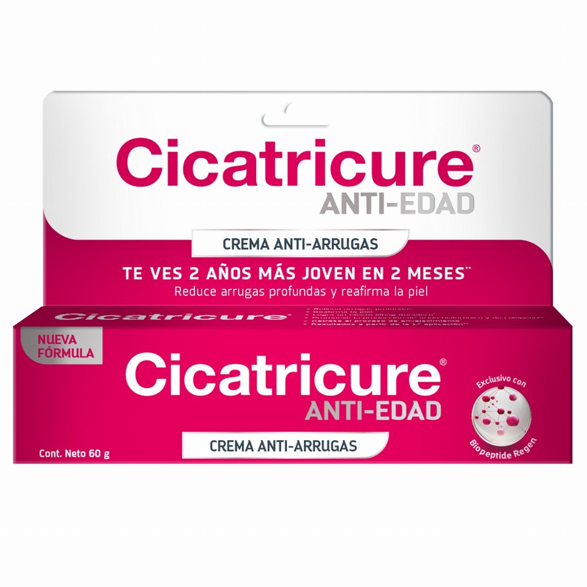Crema Facial Cicatricure Antiedad 60g 