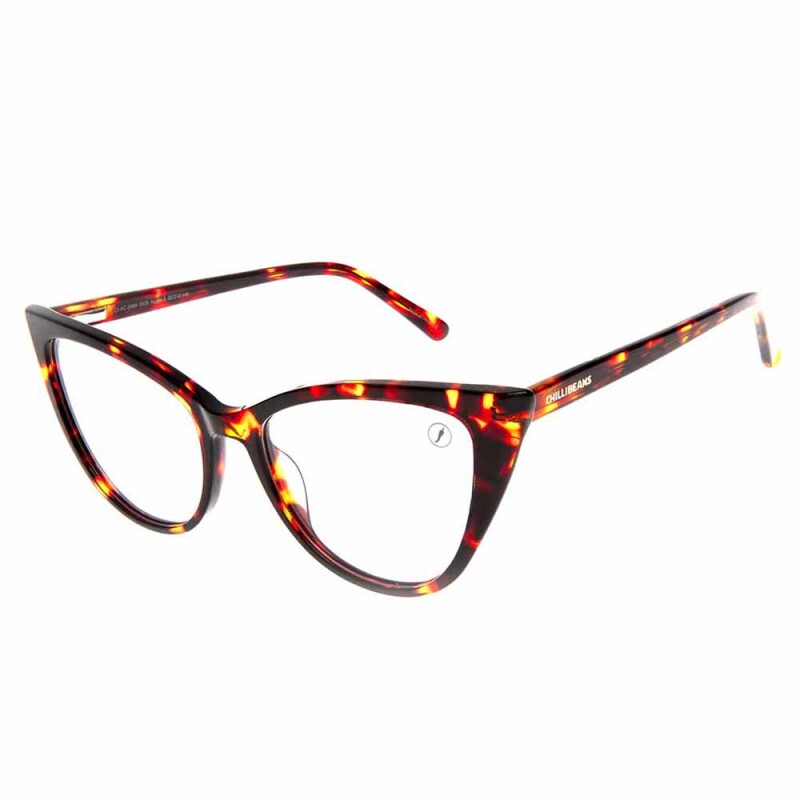 Lentes De Vista Chilli Beans Chilli Beans Tortuga/tortuga