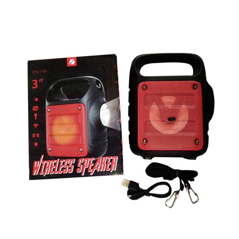 Parlante activo portátil bluetooth KTS1185 3" para camping con linterna Parlante activo portátil bluetooth KTS1185 3" para camping con linterna