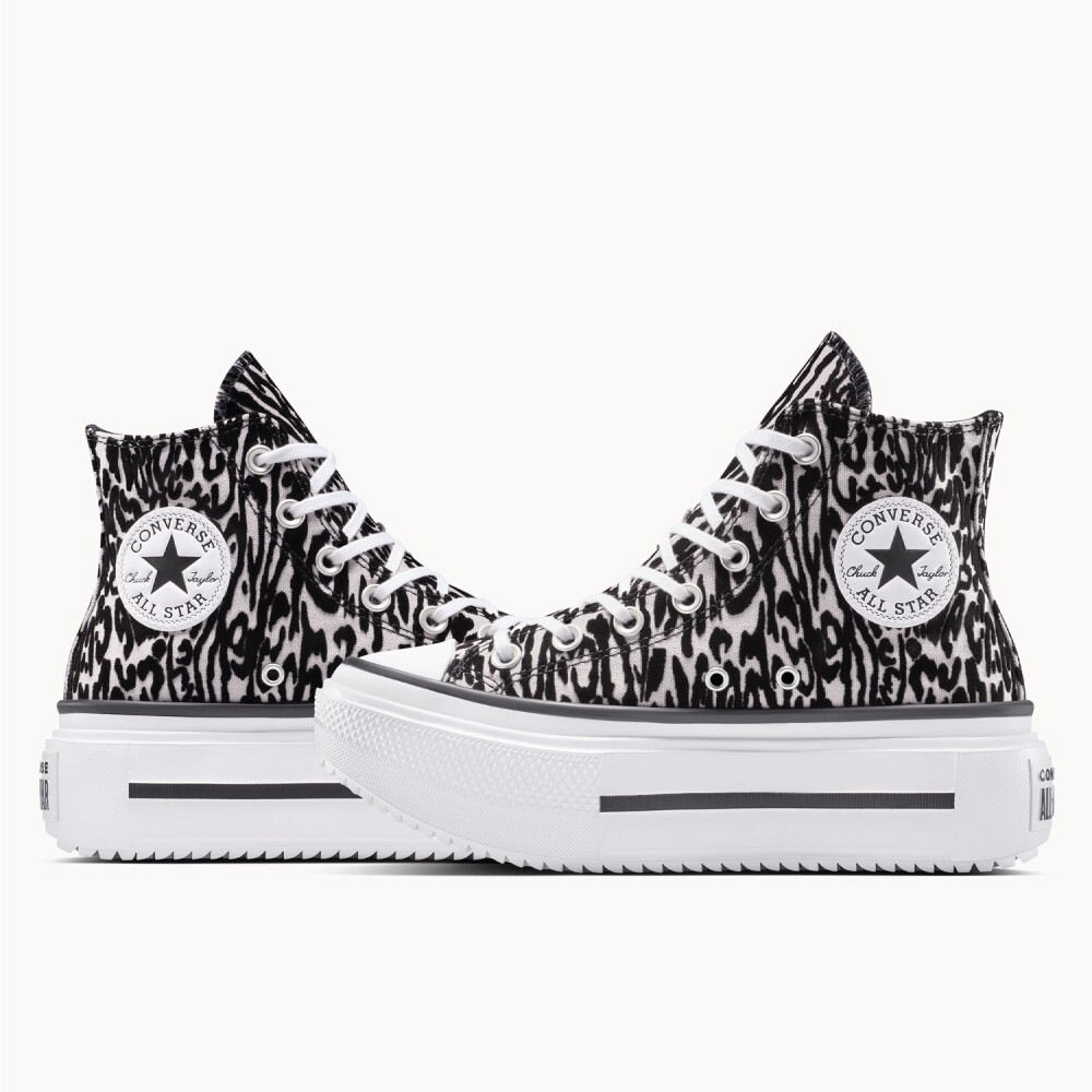 Zapatillas Converse Chuck Taylor AS Double Stack Platform Animal Graphic Unisex Black