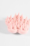 Cepillo cuero cabelludo silicona rosa
