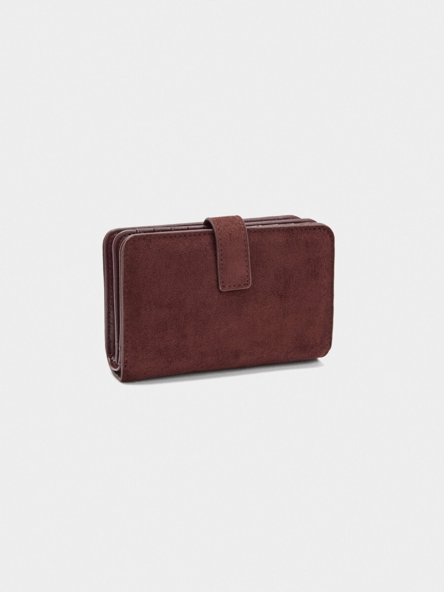 Cartera Efecto Piel canela