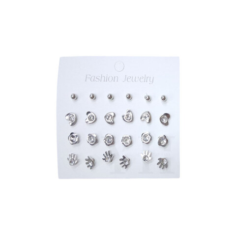 Caravanas hipoalergénicas x12 pares Caravanas Hipoalergénicas X12 Pares