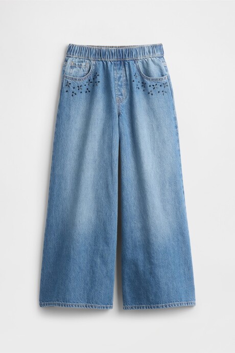 Jean Baggy Niña Medium Wash