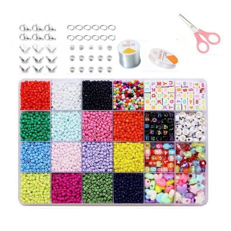 Set para Creación de Pulseras y Collares con Accesorios 001