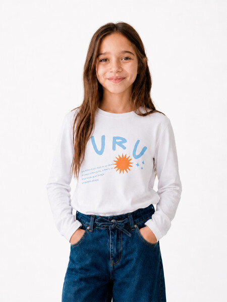 REMERA CIELOS BLANCO