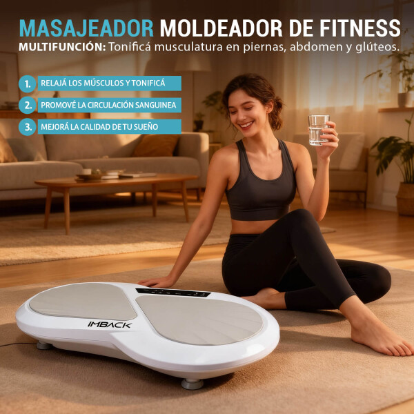 Plataforma Vibratoria Vibradora Control Remoto Power Fit Corporal Caminadora Entrenamiento Profesional Imback Plataforma Vibratoria Vibradora Control Remoto Power Fit Corporal Caminadora Entrenamiento Profesional Imback