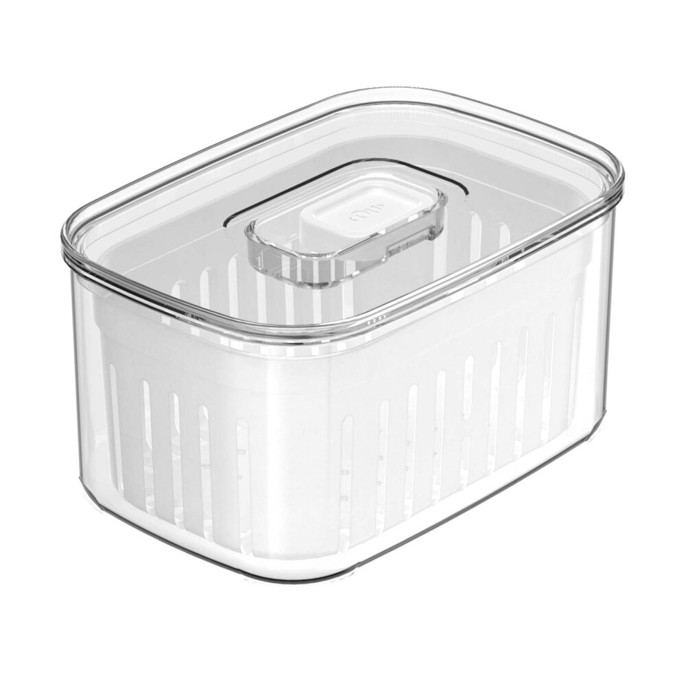 ORG C/CESTA PLASTICO BLANCO CLEAR FRESH