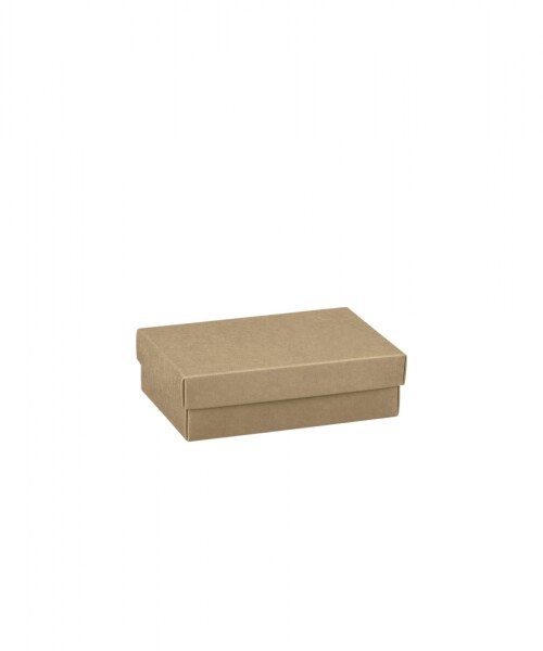 Caja+tapa 16,5x11x4 cm. - KRAFT MARRON Caja+tapa 16,5x11x4 cm. - KRAFT MARRON