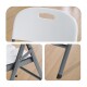 Silla Plegable Metálica Pvc Hdpe BLANCO