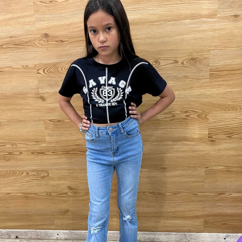 Crop Top Savage Negro