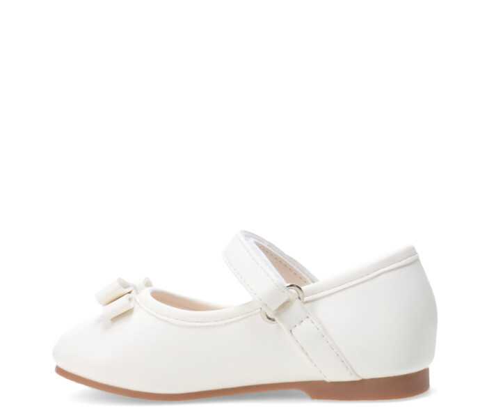 Zapato CHARD ballerina con moña Off White