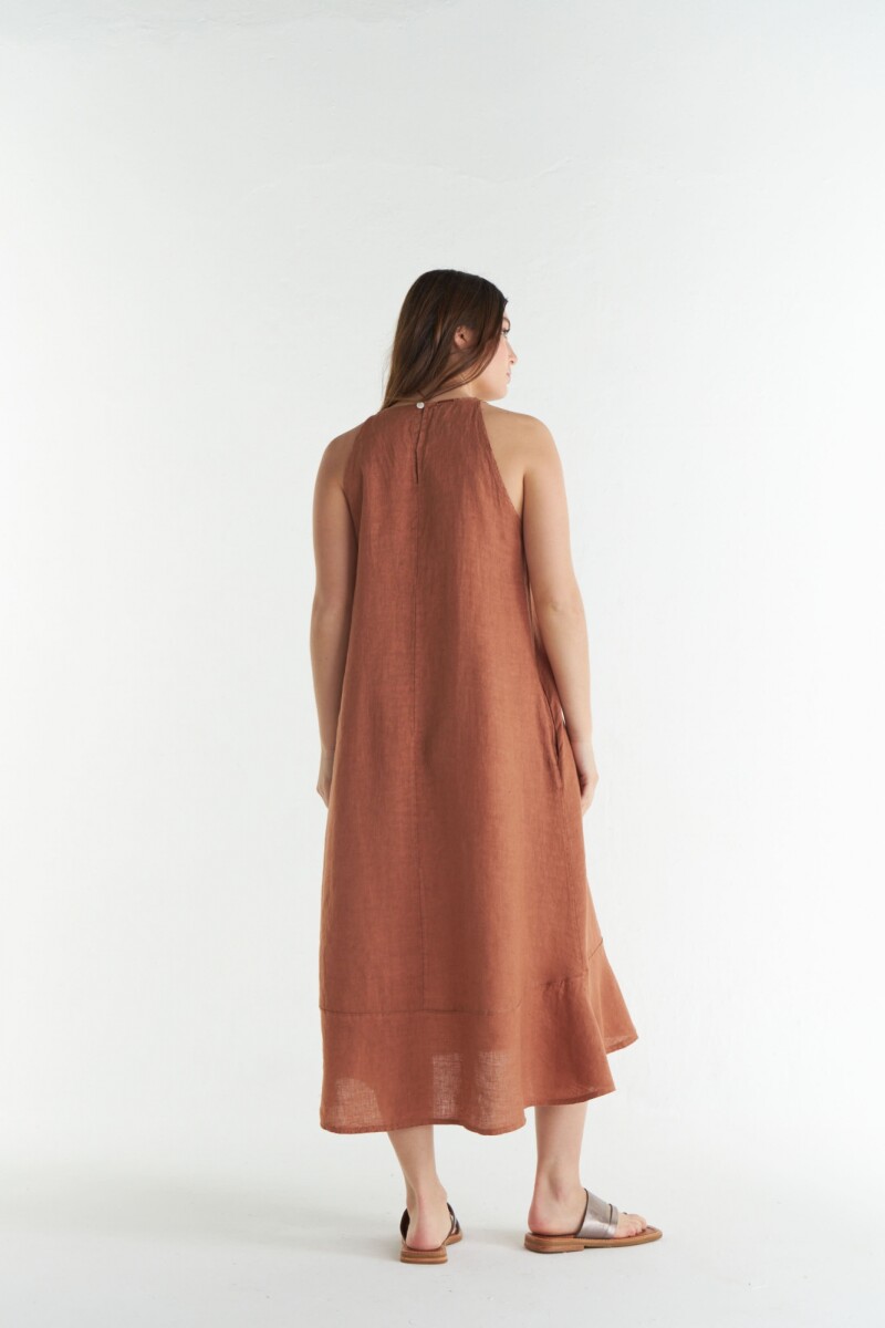 Vestido New Sunset Camel