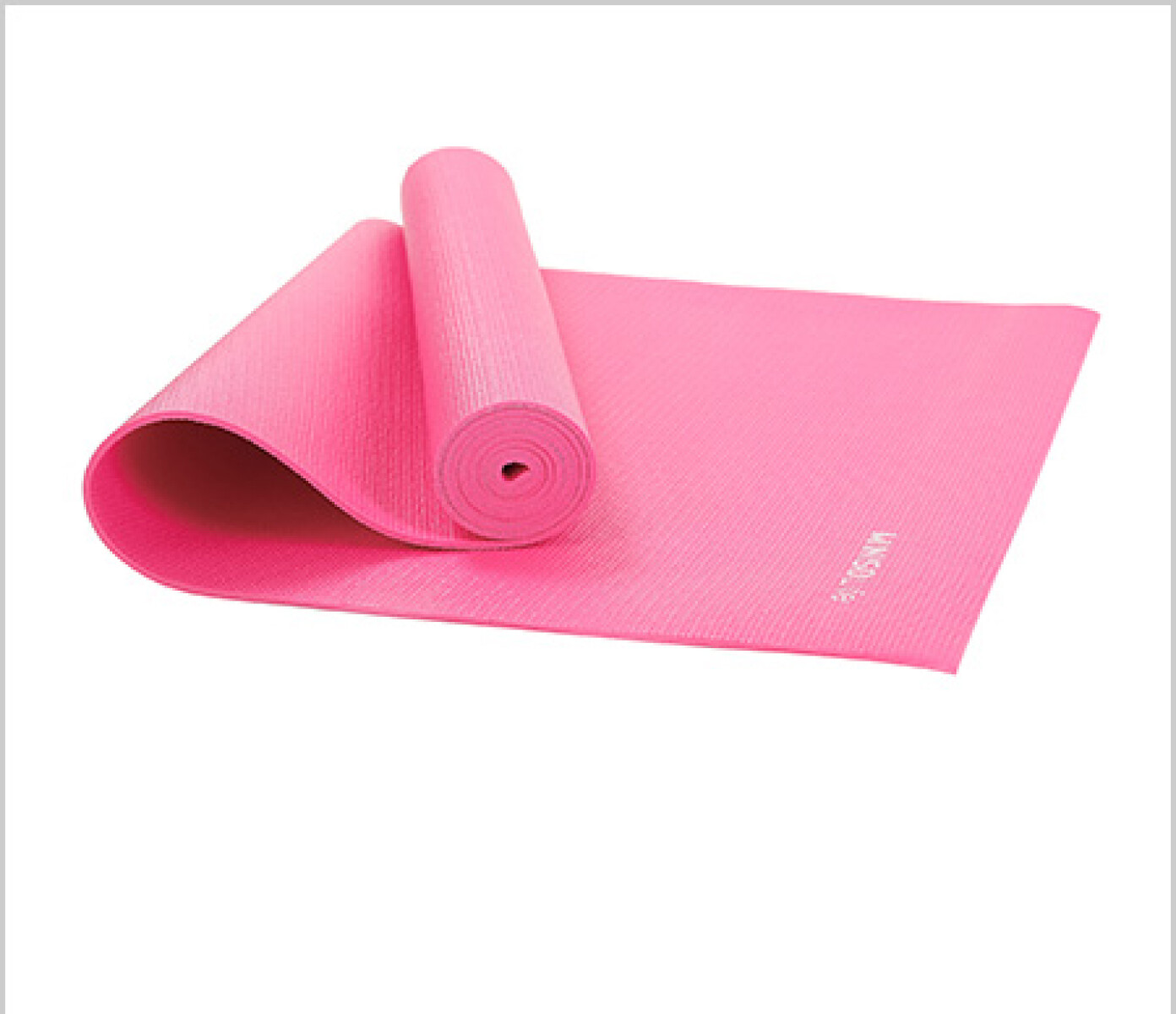Mat colchoneta de yoga lisa 6mm - Rosa 