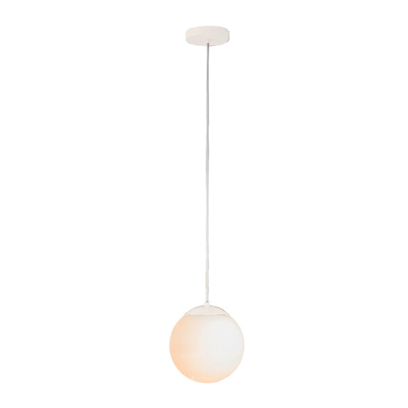 Colgante globo E27 vidrio opal Ø20cm BM2013