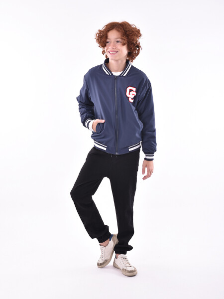 BOMBER CALI AZUL OSCURO