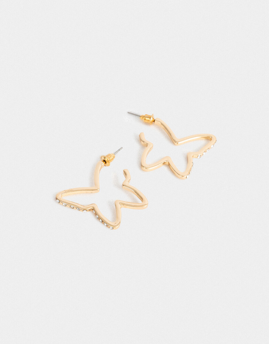 Argollas De Mariposa 