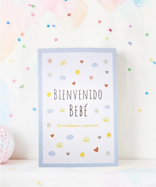 Tarjeta 10x15 baby shower DISEÑO 8