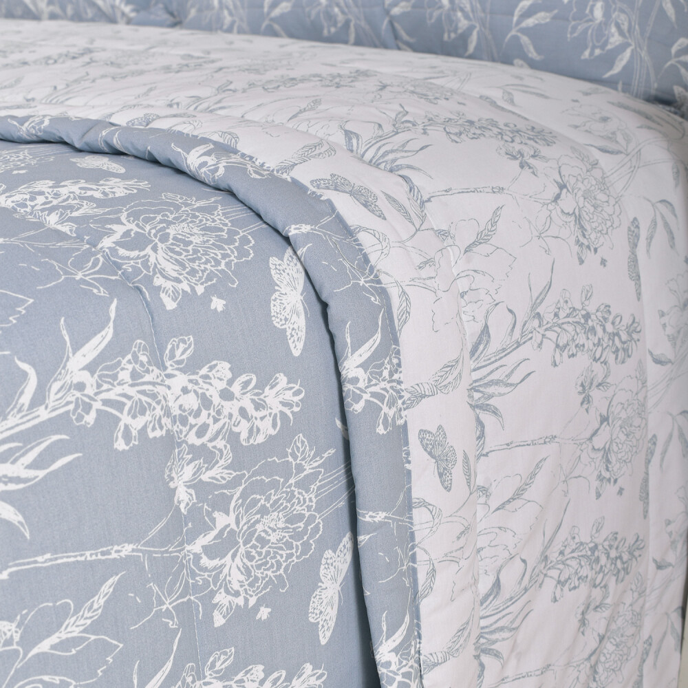 Edredón Amelia Toile Celeste King - Super King