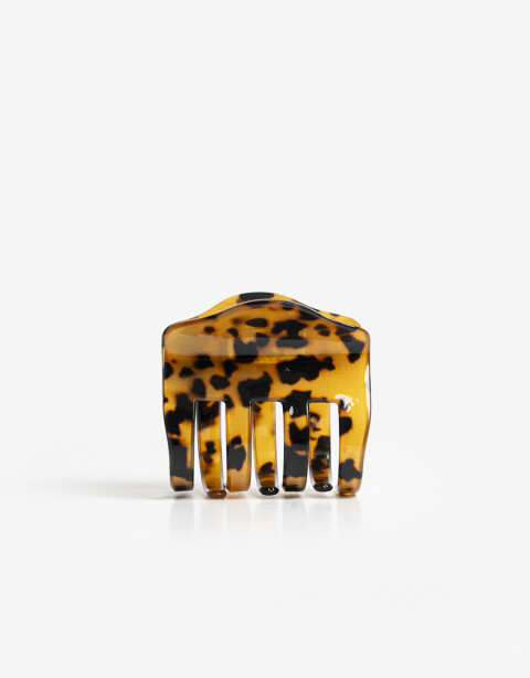 Broche Acrilico Marron Carey