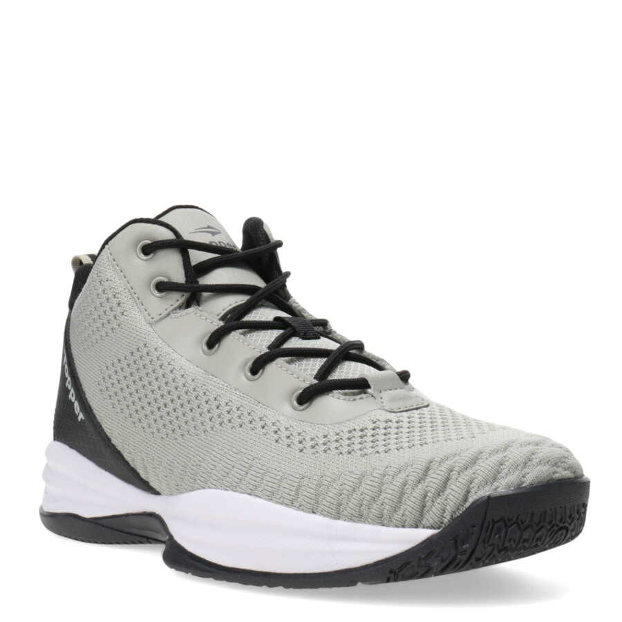 Championes de Hombre Topper Candun Basket Gris - Negro