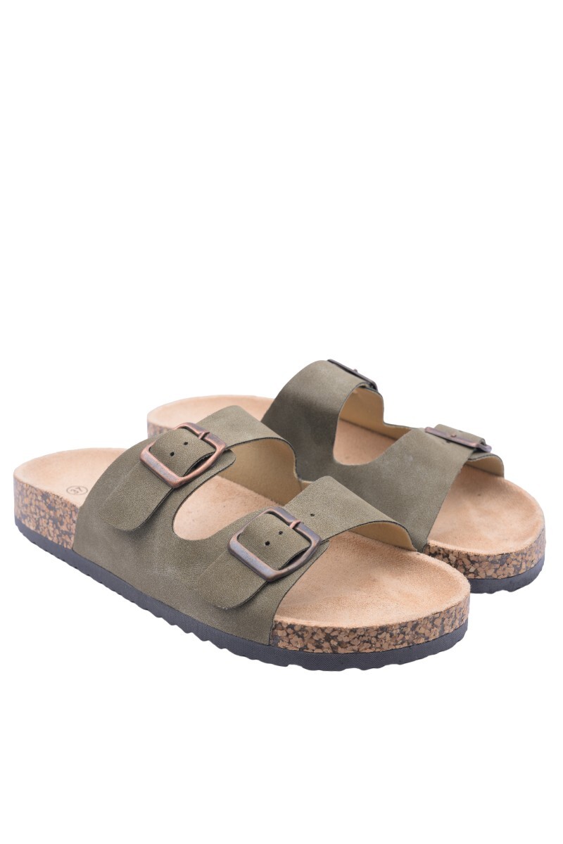 Sandalia Felipa Verde Militar
