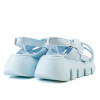 Sandalias Chill Sunday tiras trensadas de Mujer 2088-1 Azul Claro
