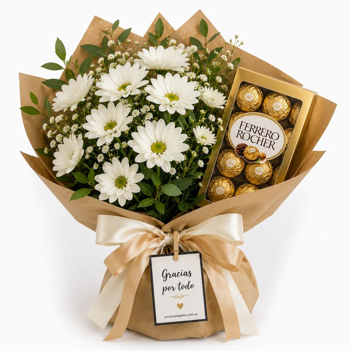 Arreglo Floral Ferrero Gracias por todo 