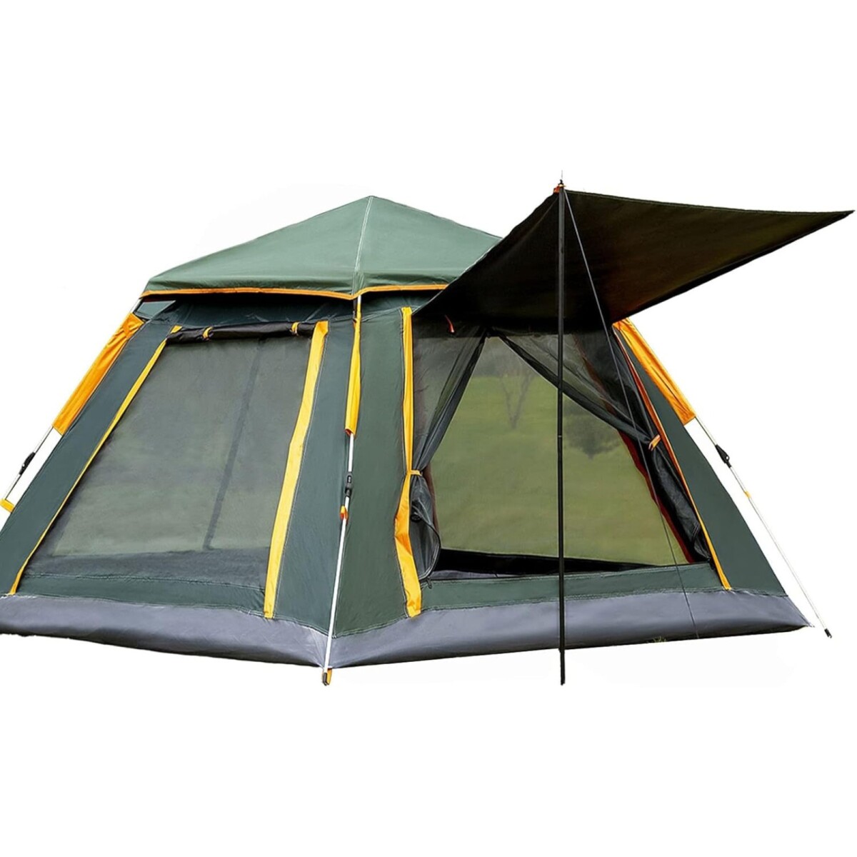Carpa Camping Iglu Con Techo Y Mosquitero 2m - Verde 