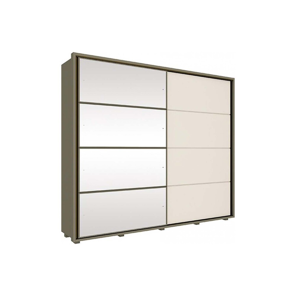 PLACARD ROPERO 2 PUERTAS MDF MARRON CAVIC