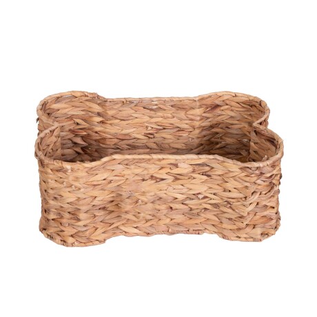 CESTO MASCOTAS CON FORMA DE HUESO FIBRAS-NATURALES NATURAL-BEIGE DE JACINTO DE AGUA