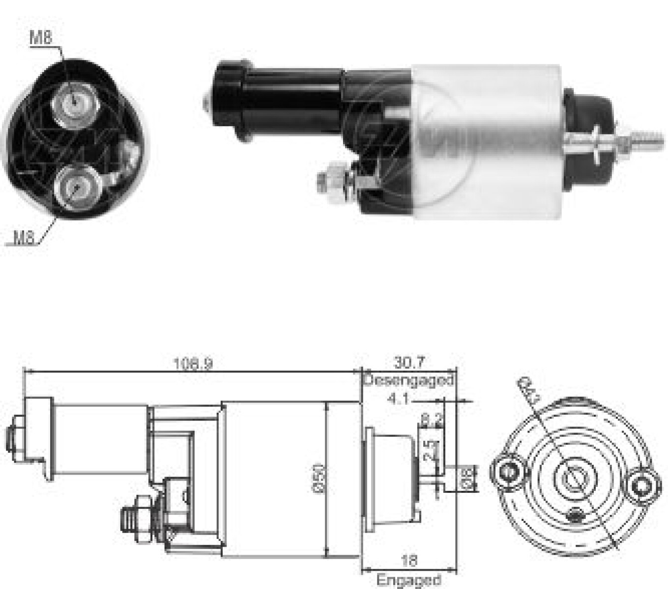 AUTOMATICO DE ARRANQUE HONDA CIVIC N. DENSO ZM 