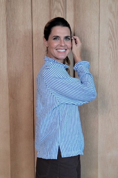 Camisa Mili Raya Azul